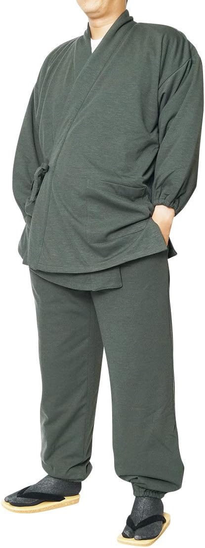 [Samui and Japanese Specialty Store, Craftsmanship Himeka] Winter Men's Slub Knit Woven Work Clothes, Fleece Lined Lined Work Clothes, Our Shop Original