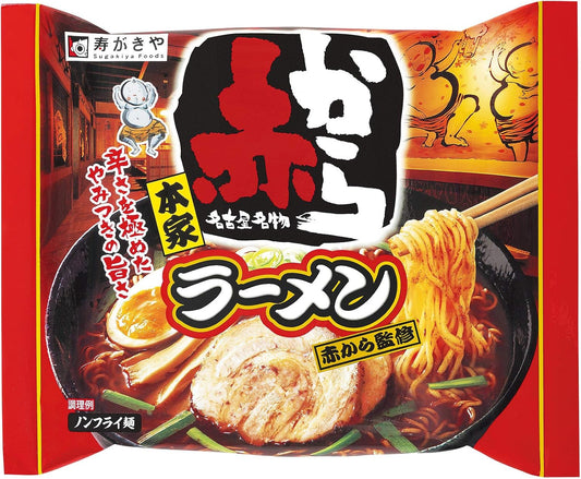 Sugakiya Akara Ramen, 4.2 oz (122 g) x 12 Packs