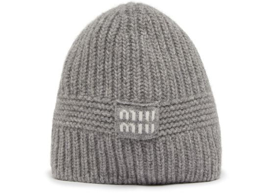 MIU MIU Cashmere and wool beanie - Image 1
