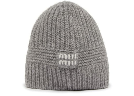 MIU MIU Cashmere and wool beanie - Image 1