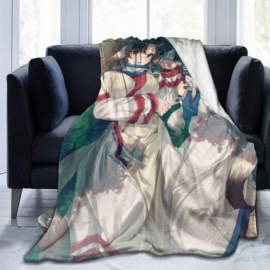 Moe Anime Blanket, Single Blanket, Microfiber, Warm Blanket, Washable, Uttawarerimono Ellu Arlu, Animal Ears, Comforter, Bedding, Cute, Fluffy, Nap Comforter, Large, Anime Goods, Autumn, Winter, Cold