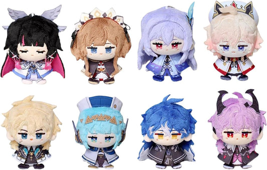 Harajin Colombina Goods Plush Doll, 3.9 inches (10 cm), Fringes Falca, Durin, Sandrone, Ineva, Scarf, Cosplay, Supporting Accessory, Popular, Game Character, Surrounding Toy, Fashionable, Cute, More