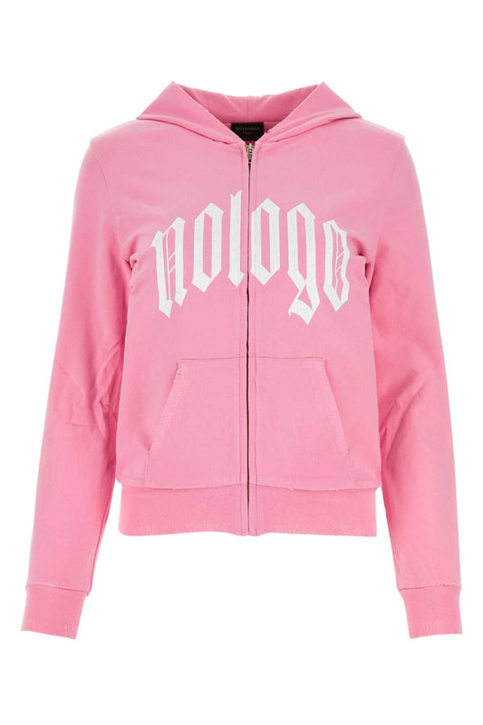 Balenciaga バレンシアガピンクストレッチコットンスウェットシャツ - Image 1