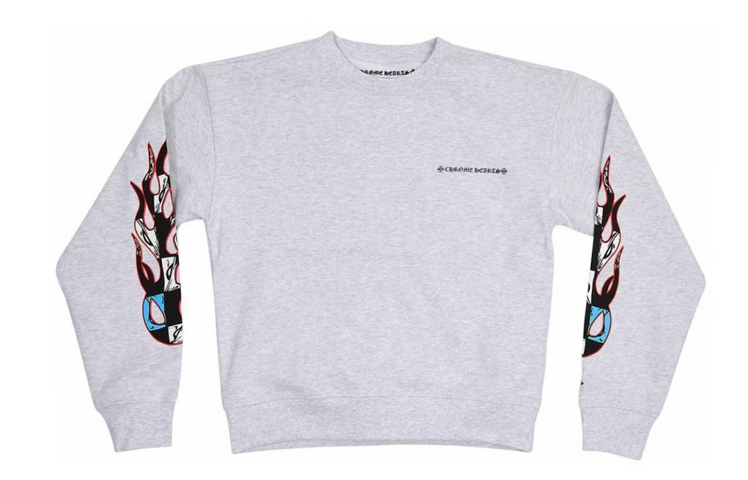 CHROME HEARTS MATTY BOY 'BRAIN' CREWNECK