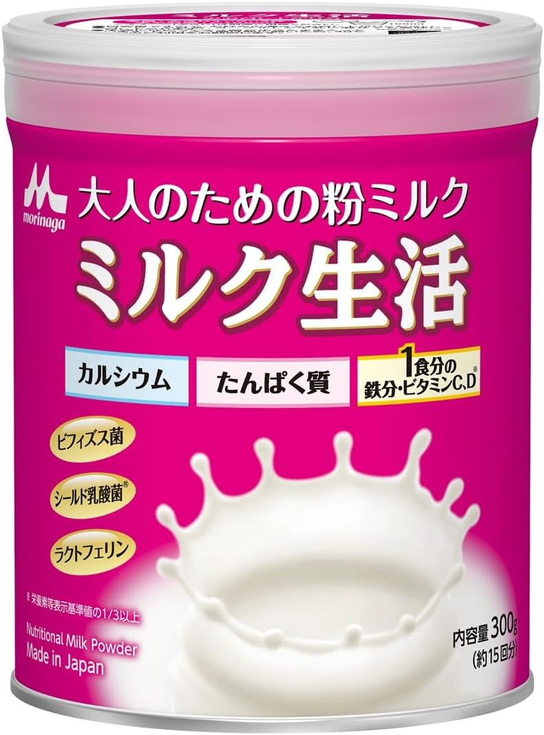 Powdered Milk for Adults, Milk Life, 300g, Nutritional Supplement with 6 Key Components for Health Support