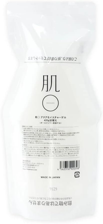 Hadamaru, All-in-One Gel Refill (14.8 oz (420 g) / Approx. 3 Standard Sizes, Rough Skin (Sensitive Skin/Hypoallergenic/Dry Skin), Humanized Ceramide/Rice Derived, Lactic Acid Bacteria/Hyaluronic Acid,