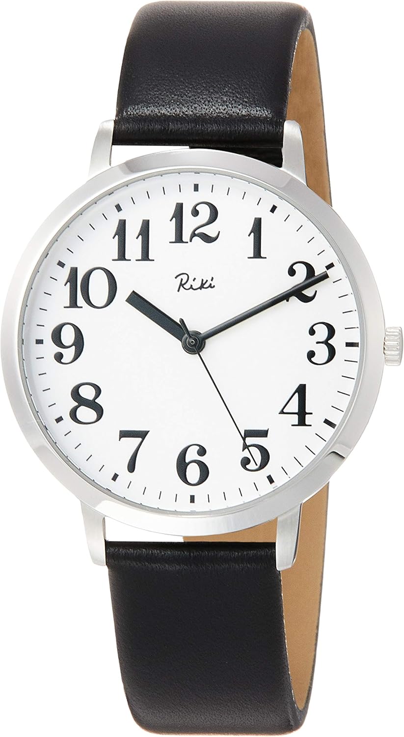 Seiko AKPK424 Standard Wristwatch, Black, Dial color - white, Quartz Standard Design Watch