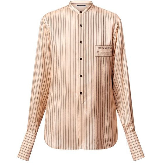 LOUIS VUITTON Collarless Neverfull Stripes Shirt - Image 1