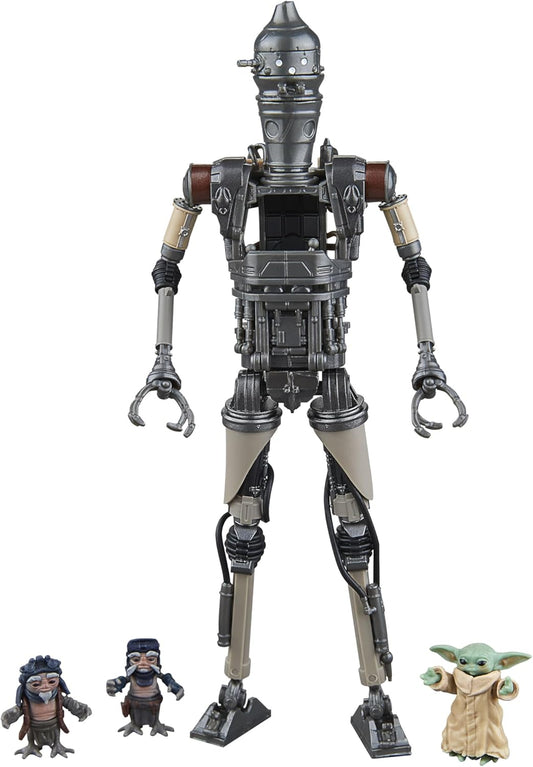 Hasbro Star Wars Star Wars Black Series IG-12 & Groogoo, Star Wars: Mandalorian Collectible 6" Action Figures 2 Pack G0074 Authentic