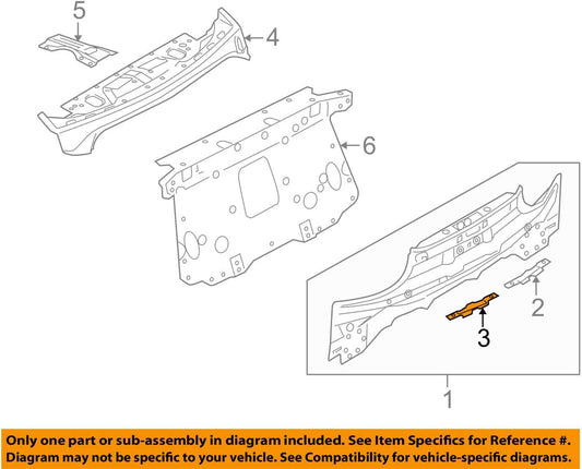 NISSAN Genuine Part Bracket Rear