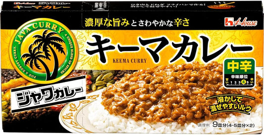 House Java Curry, House Keema Curry, Medium Spicy, 6.1 oz (176 g) x 5 Packs, [Curry Roux] [Spicy]