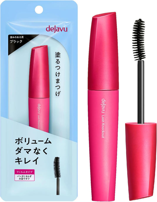 dejavu Applying False Eyelashes Volume Type Lash Knockout Extra Volume 1 Black Mascara Film Type