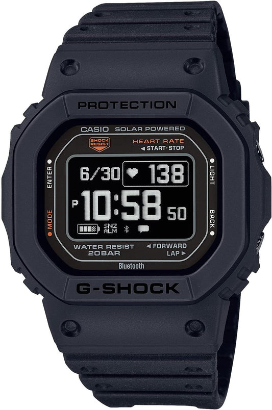 Casio DW-H5600 Resin Bezel Wristwatch, Black, 1 piece, Military
