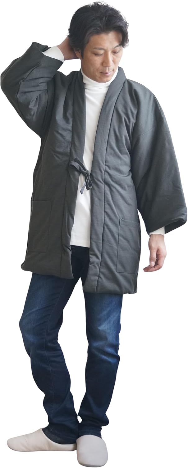 Slub Knit Cotton Filled Hanten M/L/LL