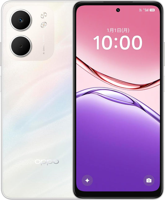 OPPO A5x Smartphone Body White CPH2725 [Official Japanese Distributor] Sim Free Smartphone