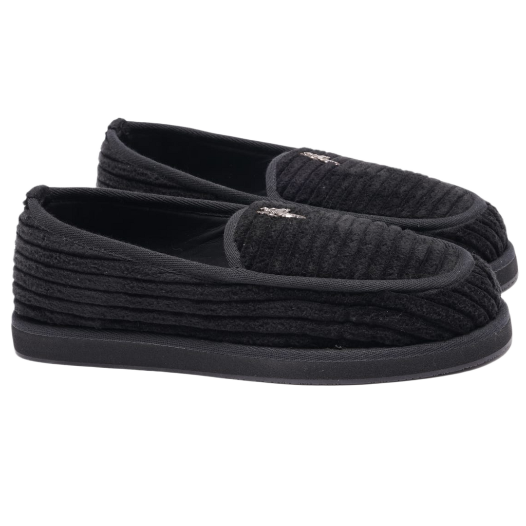 CHROME HEARTS 'BLACK' DAGGER SLIPPERS