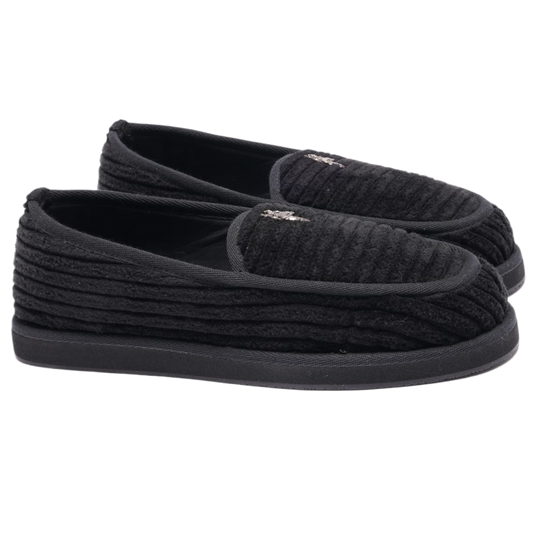 CHROME HEARTS 'BLACK' DAGGER SLIPPERS