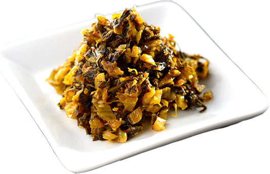 【Kyushu Kara no Okurimono】Intensely Spicy Spicy Mustard Pickles 500g Fried for Commercial Use Pickles Must-See for Spicy Food Lovers Rice Companion Mustard Pickles (1 bag)