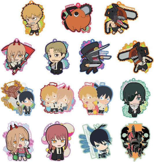 Chain Sawman Laboration, Pack of 12, Candy Toy, Chewing Gum (Anime)