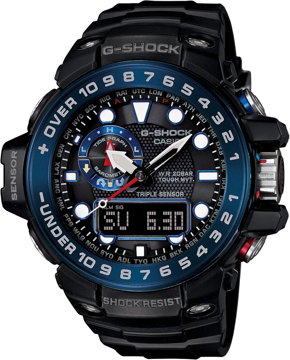 G-Shock GWN1000B Master of G Series Quality Watch - Black / One Size