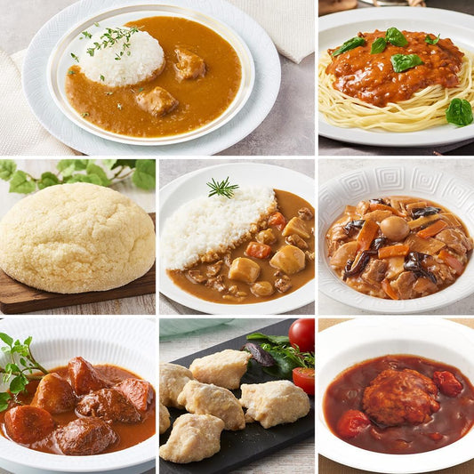 SONOKO Assorted Side Dishes, Additive-free, Non-Oil, Frozen & Retort Set, Curry, Beef Stew, Japanese, Western Food, Frozen, Side Dishes, Retort Foods