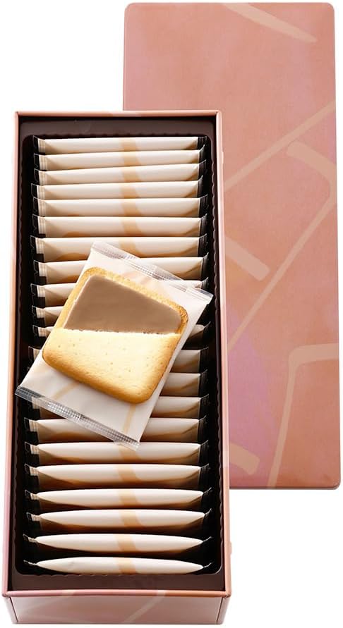 Yokumoku YOKUMOKU Sweets, Confections, Gift, Western Confectioneries, Assortment, Present, Cigare, Individual Packaging, Double, Chocolat au Lait, 22 Pieces