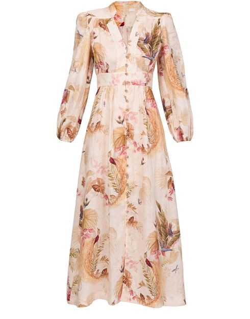 ZIMMERMANN Ascension plunge midi dress - Image 1