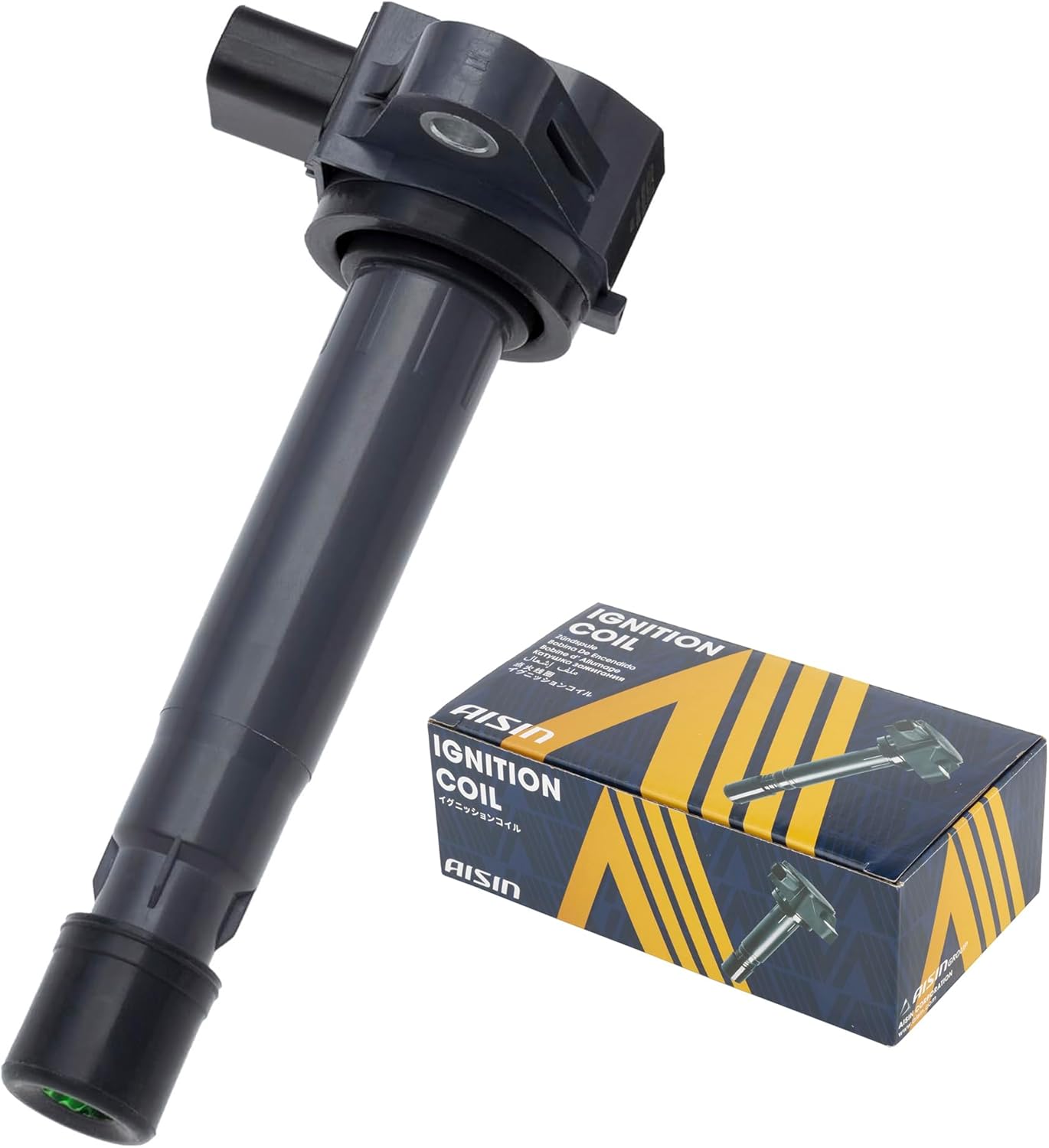 AISIN Automotive Ignition Coil for Honda Vehicles, for Life / Acty / Vamos and Others, Genuine Compatible Model Numbers: 30520-RGA-004 / ESCH-0206