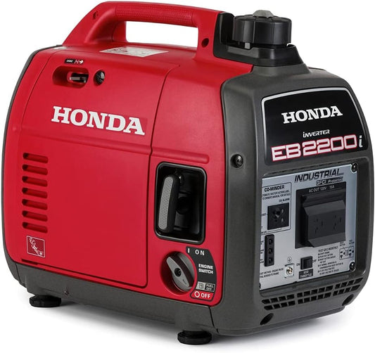 Honda 664290 EB2200i 120V 2200 Watt 0.95 Gallon Portable Industrial Inverter Generator with Joint Reminder