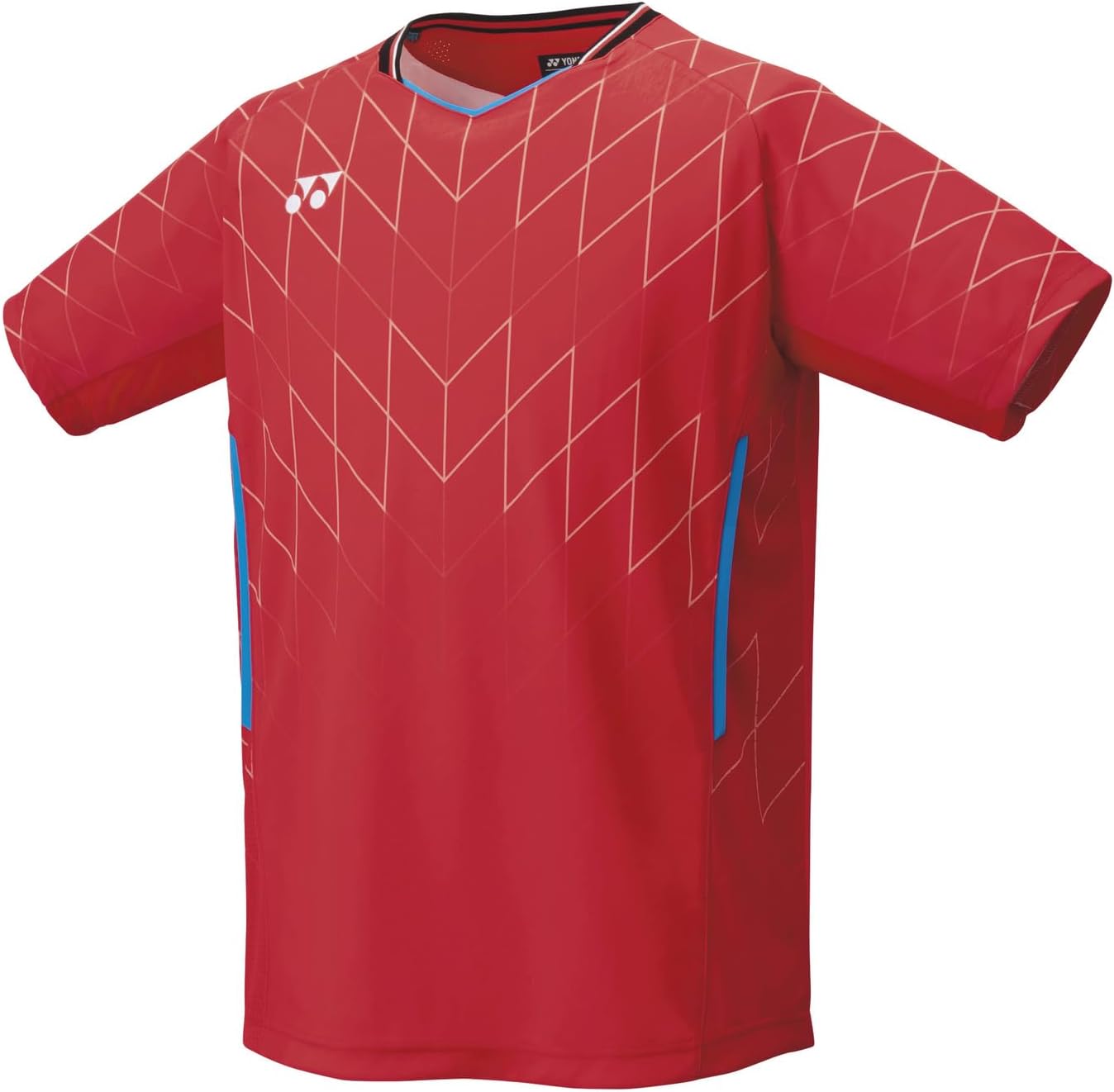 Racquet Field 10698 Men's Game Shirt, Soft Tennis, Badminton Wear, Soft Tennis, Badminton Wear, Fitted Style, 10698, Short Sleeve, Very Cool Dry, UV Protection, Sweat Absorbent, Quick Drying, Stretch