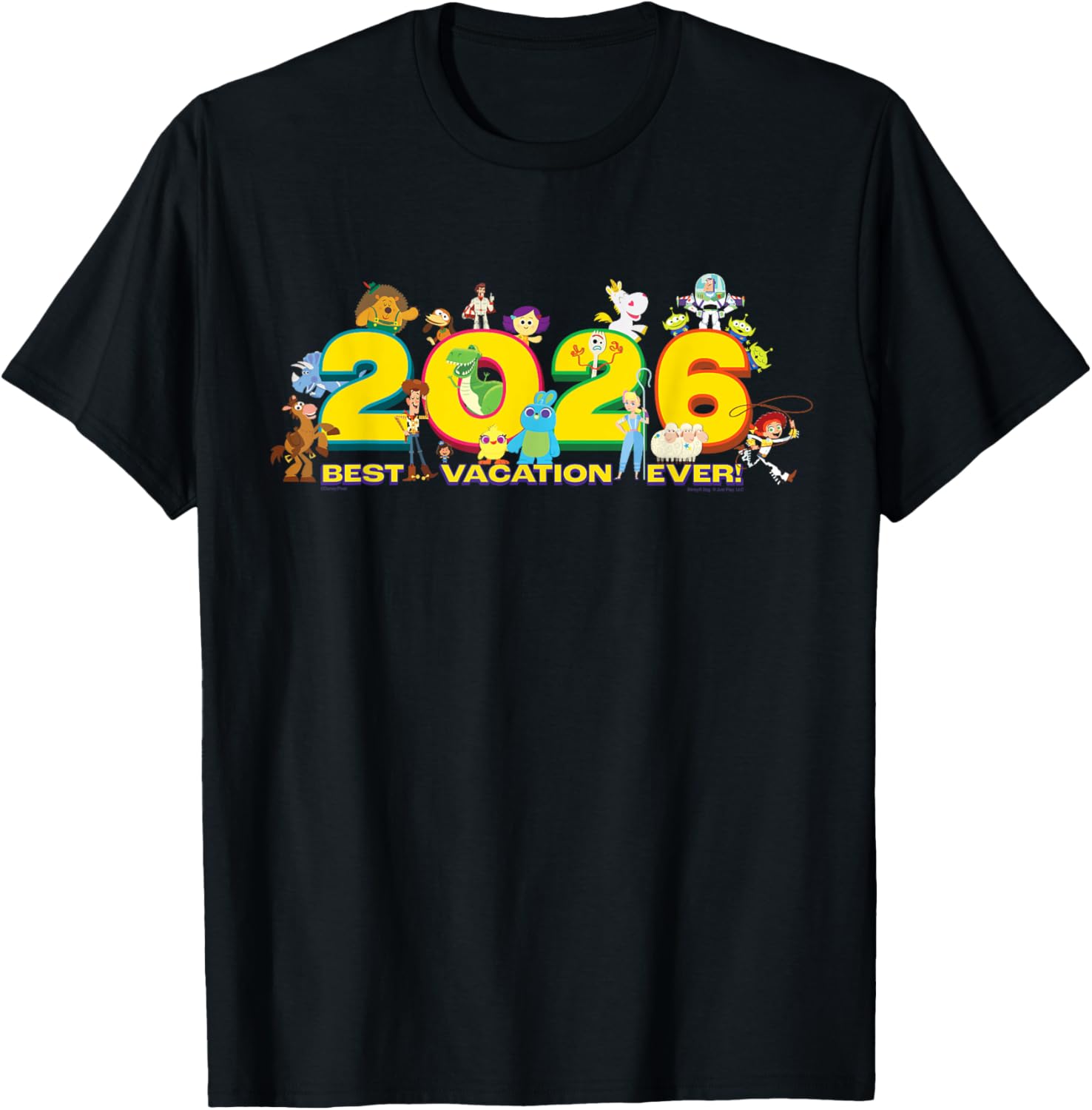 Disney y Pixar Toy Story Trip Best Vacation Ever 2026 Camiseta