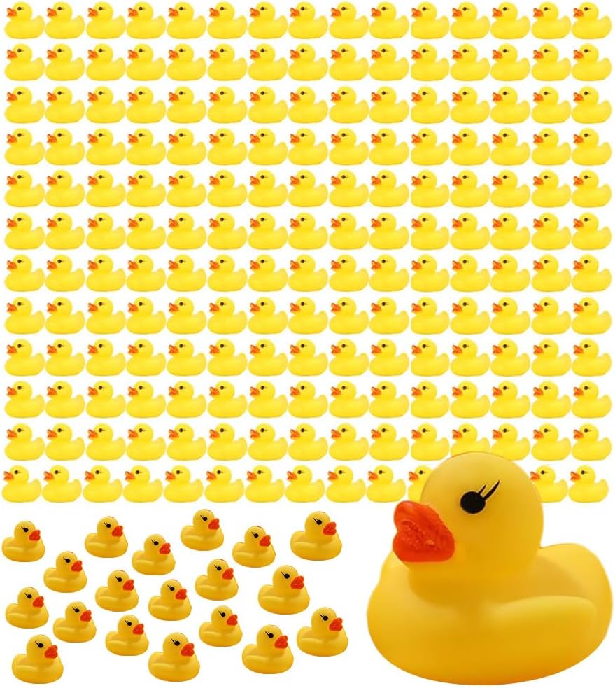 AZNABLE Duck Bath Toy Duck Floating Duck Duck 100 Pieces Set (200 Pieces)