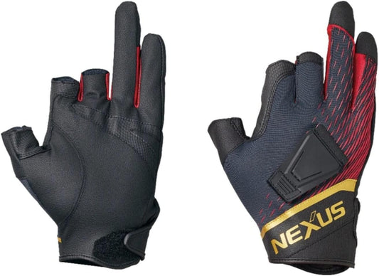 シマノ(SHIMANO) ネクサス 防風 マグネット グローブ 3本カット