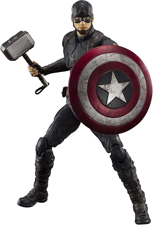 S.H. Figuarts Avengers Captain America - FINAL BATTLE EDITION - Approx. 5.9 inches (150 mm), PVC & ABS Pre-painted Action Figure