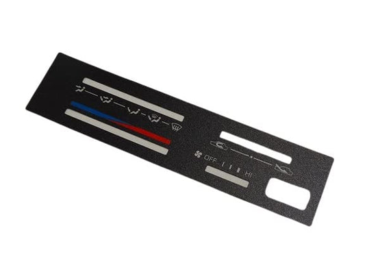 Genuine Toyota Heater Control Nameplate for Corolla Levin (for Manual Air Conditioner) Repair Parts AE86 Occitane