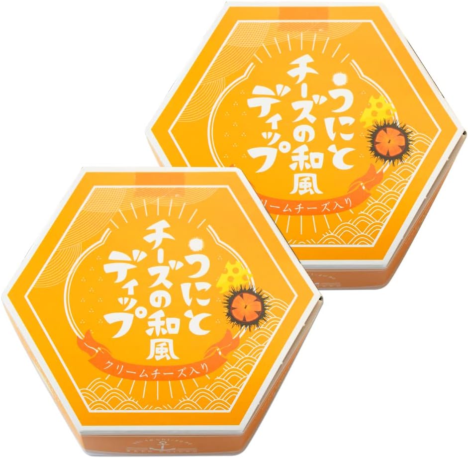 Japanese Style Dip with Sea Urchin and Cheese, 3.5 oz (100 g) x 2 Packs (Specialty Yokocho x Nationwide Delicates, Processed Products Series), OUS Mie Prefecture Ise Shima Souvenir