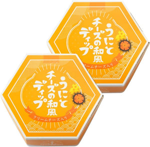 Japanese Style Dip with Sea Urchin and Cheese, 3.5 oz (100 g) x 2 Packs (Specialty Yokocho x Nationwide Delicates, Processed Products Series), OUS Mie Prefecture Ise Shima Souvenir