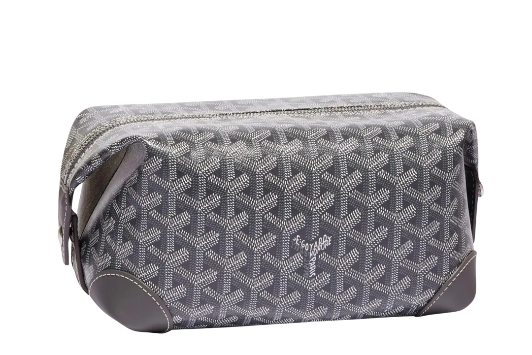 GOYARD 'GREY' BOWLING 25 TOILETRY BAG