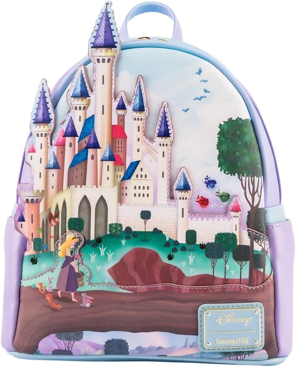 Loungefly Bolso de hombro Sleeping Beauty Castle