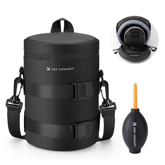 K&F Concept Camera Lens Case, black l, Modern