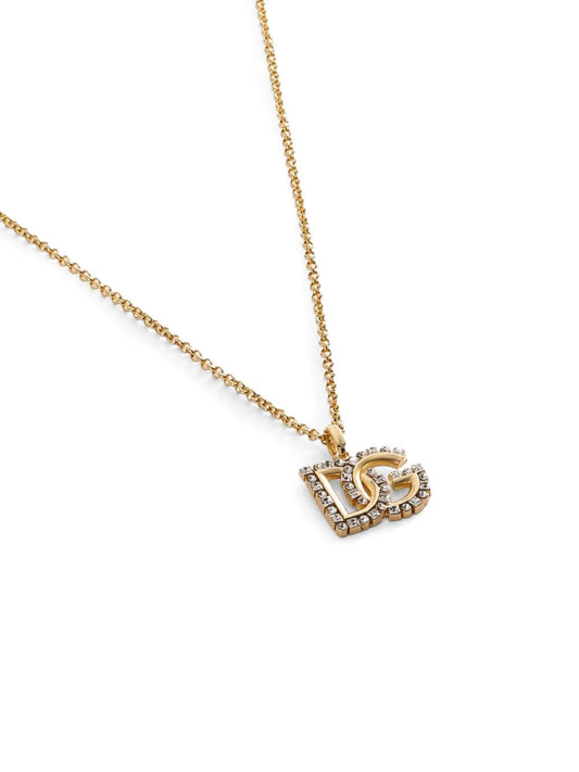 Dolce  Gabbana ロゴペンダント付きのドルチェとガッバーナのネックレス - Image 1