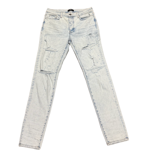 AMIRI 'LIGHT BLUE' THRASHER PLUS JEANS