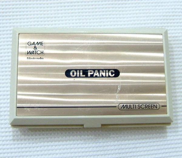 Nintendo OP-51 Oil Panic Game & Watch Game & Watch Multiscreen Instruction Manual in English