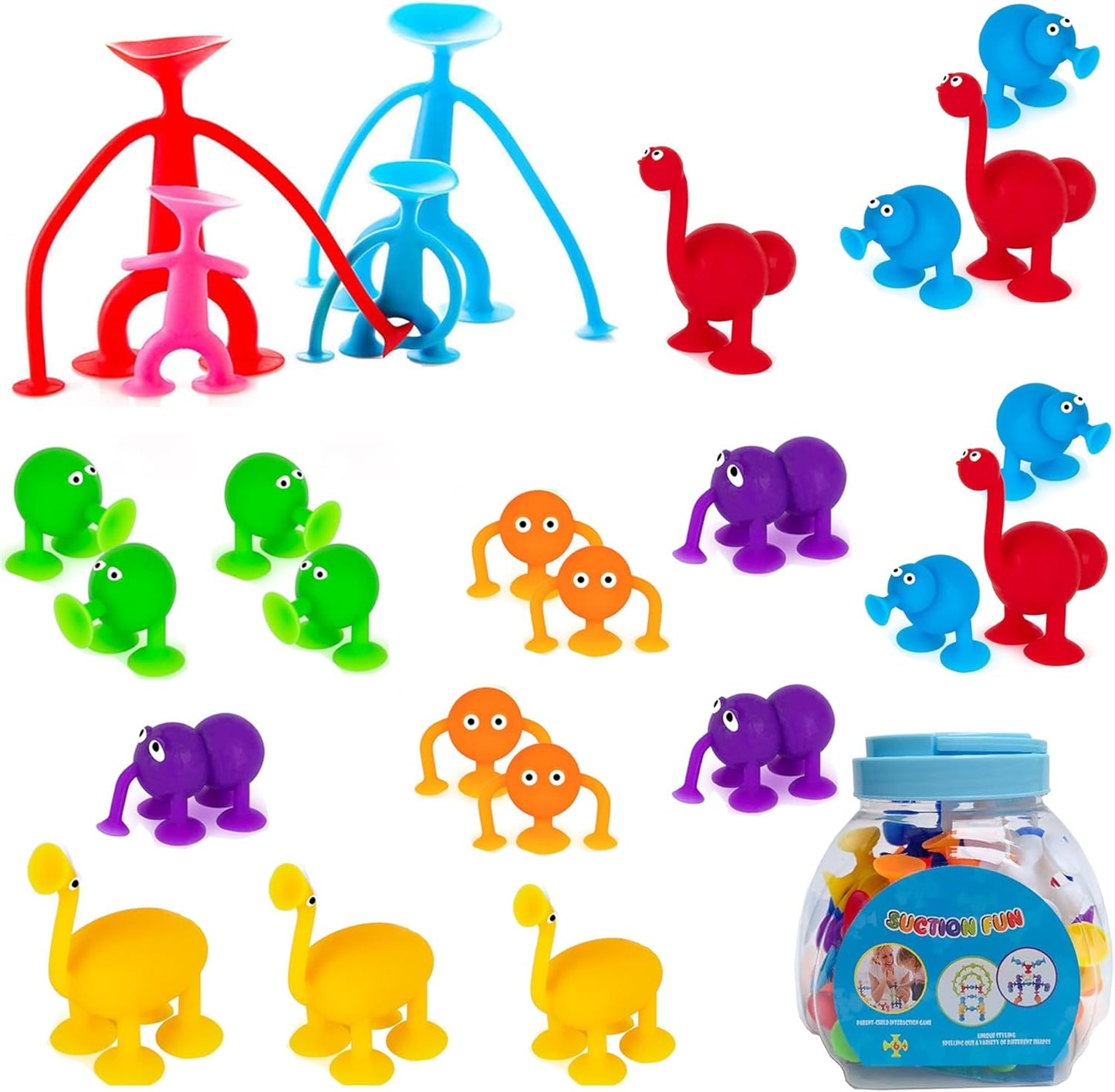 Bath Toy, New Sensory Educational Blocks, Recommended by Educational Professionals, Bath Toy, Educational Toy, Squishy Toy, Suction Cup, Birthday Gift