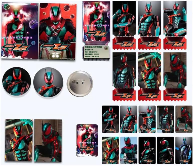 仮面ライダーゼッツ 福袋 22点セット 缶バッジ レザーチケット LOMOカード 周辺グッズ ペンダント 萌えグッズ 置物 誕生日 贈り物 [並行輸入品]