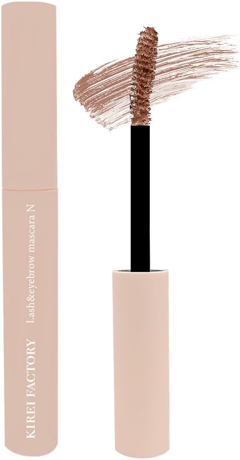 Kirei Factory Lash & Eyebrow Mascara 07N Pink Cinnamon 0.2 fl oz (5.5 ml), Angel Mascara, Limited Color