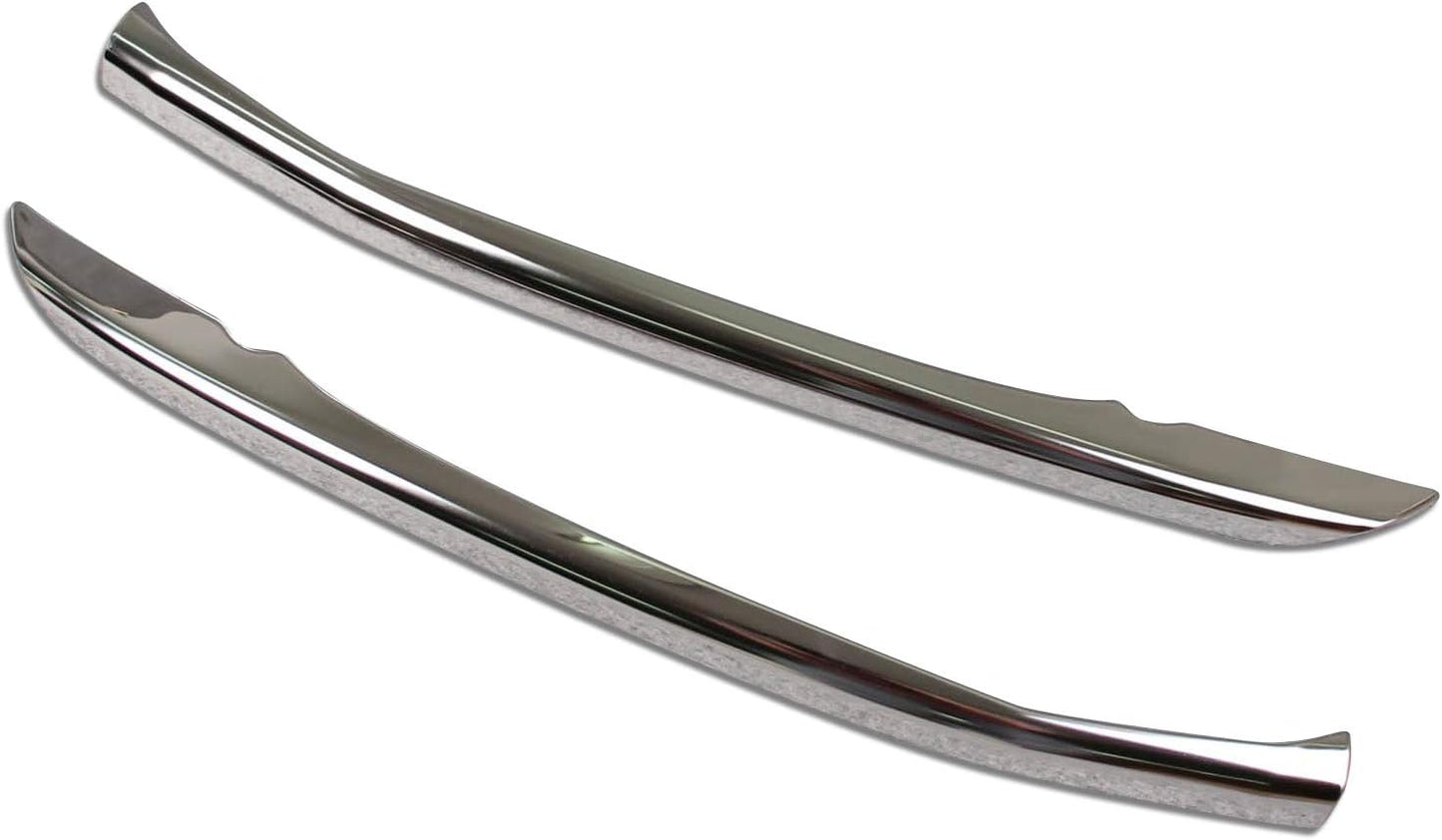 RUIQ Toyota Harrier 80 Series Exclusive, Stainless Steel Bumper, Garnish, Dress-Up Accessory, Custom Parts, Designed for Toyota Harrier (Rear)