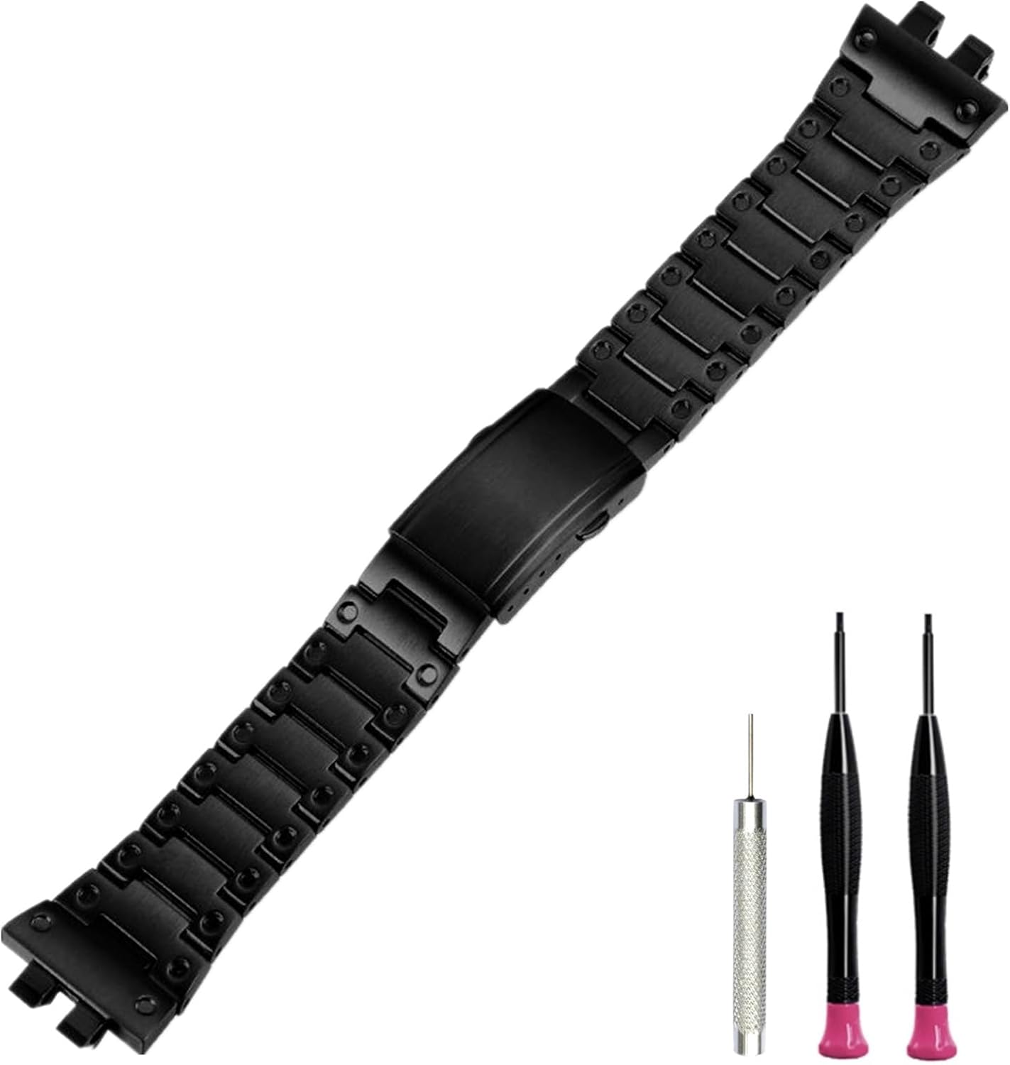 Popular Watch Band Set, Compatible with G-SHOCK, Compatible with GMW-B5000, Custom Metal Band, Metal Custom, Men's Watch Remodeling Replacement Accessory Set, Unisex, Watch with Tools