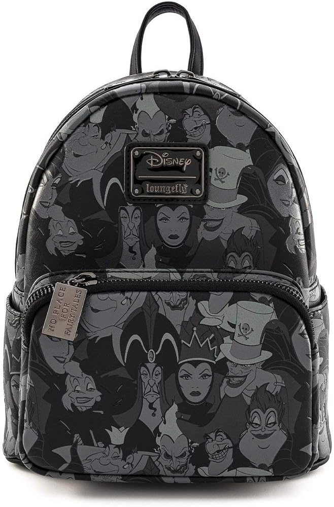 Loungefly - Disney Backpack - Villains B&W - 0671803319028