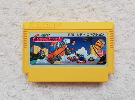 FC Version [City Connection] Activation Confirmed Famicom Software Cassette /
